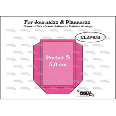 Crealies Stanzschablone - Journalzz & PI Pocket Small